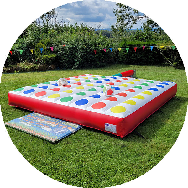 Inflatable Twister Mat Games Interactive Teambuilding - YL Inflatables