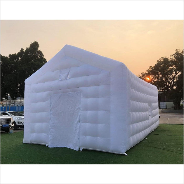 Large White Inflatable Cube Wedding Tent Square Gazebo Event Room Big –  Inflatable-Zone