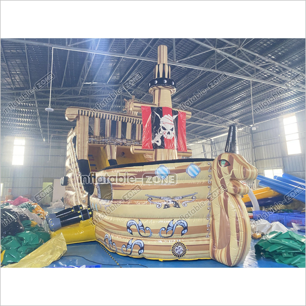 Large Commercial Inflatable Pirate Ship Slide Jumping Castle Bouncy Dr 