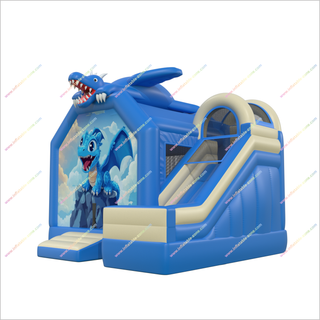 Inflatable Dragon Bouncy Castle Slide Rental Fun Outdoor Games Large Bounce House With Slide Combo Price - Inflatable-Zone