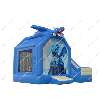 Inflatable Dragon Bouncy Castle Slide Rental Fun Outdoor Games Large Bounce House With Slide Combo Price - Inflatable-Zone