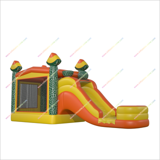 Best Cantaloupe Bounce House Slide Water Inflatable Fun Jumping Castle With Water Slide Combo Near Me - Inflatable-Zone