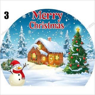 10FT Inflatable Snow Globe Inflatable Bubble House With Tunnel Christmas Decoration