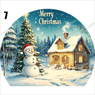 10FT Inflatable Snow Globe Inflatable Bubble House With Tunnel Christmas Decoration