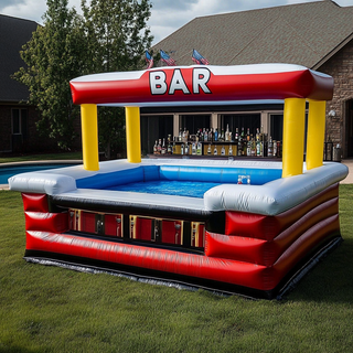 Inflatable Zone Design Inflatable Bar Pool for Sale Swimming Pool Backyard