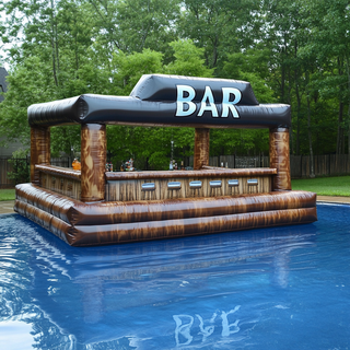 Inflatable Floating Bar Backyard Water Toys Inflatable Pool Bar Business Party Pool Table Near Me Bar