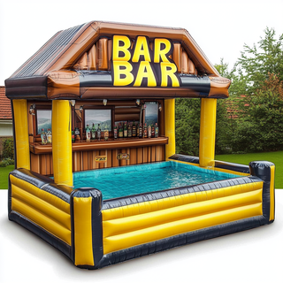 Inflatable Pool Bar for Adults Inflatable Backyard Bar