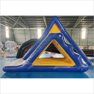 Inflatable Floating Water Park Games Inflatable Water Play Slide Inflatable Water Climbing Wall For Lake