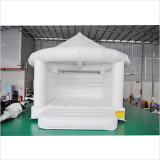 White Inflatable Castle Wedding Inflatable Bouncer Jumping Castle House