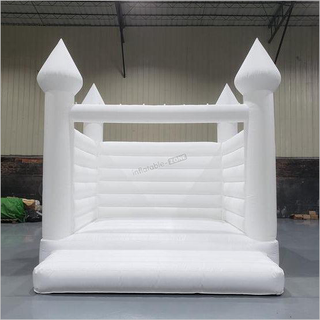 White Bounce House, White Wedding Bouncy Castle