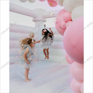 Pastel Color Wedding Jumping House Party Bounce House