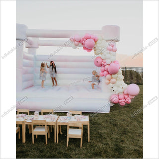 Pastel Color Wedding Jumping House Party Bounce House