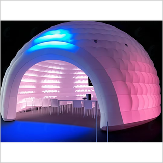 Striking LED Lighted Inflatable Event Tent Disco Igloo Wedding Welcome Party Inflatable Night Club Hire