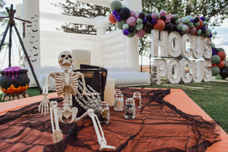 White Bounce House For Halloween Party