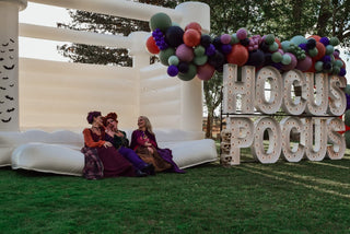 White Bounce House For Halloween Party