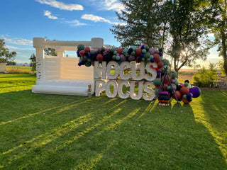 White Bounce House For Halloween Party