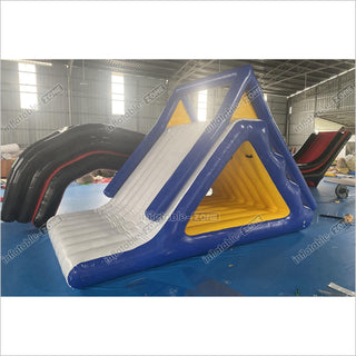 Inflatable Floating Water Park Games Inflatable Water Play Slide Inflatable Water Climbing Wall For Lake