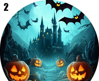 Halloween Haunted Snow Globe Inflatable Airquee Snow Globe Outdoor Inflatable Snow Globe With Blowing Snow