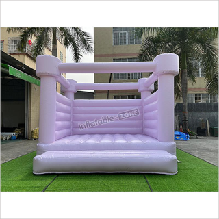 Commercial Custom Color Pastel Colour Bouncy Castle, Pastel Purple Bounce House For Party