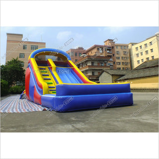 Outdoor Inflatable Dry Slide For Kids Garden Playground Inflatable Slide Bouncy And Fun Party