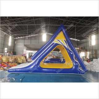 Floating Inflatable Water Park Set Large Water Trampoline With Slides Climbing Water Toy For Sea And Lake