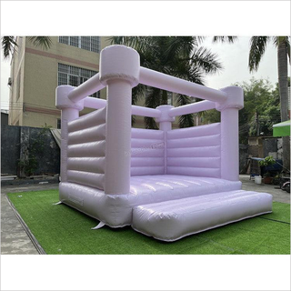 Commercial Custom Color Pastel Colour Bouncy Castle, Pastel Purple Bounce House For Party