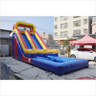 Inflatable Slide Adult Size Inflatable Water Slide Pool ,Backyard Inflatable Water Slide