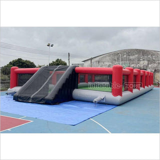 Outdoor Inflatable Football Pitch Playground Giant Inflatable Soccer Field For Inflatable Sports Game