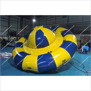 Saturn Inflatable Water Toy Rotation Floating Water Games Inflatable Disco Boat Fun Toys For Lake