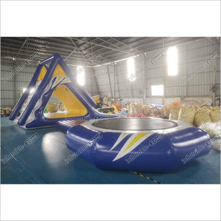 Floating Inflatable Water Park Set Large Water Trampoline With Slides Climbing Water Toy For Sea And Lake