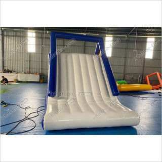 Commercial Large Inflatable Water Floating Slides Combo Inflatable Trampoline Sea Sports Games