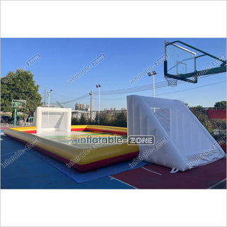 Giant Inflatable Football Field Inflatable Soccer Field Pitch For Outdoor Inflatable Soccer Games