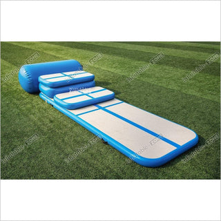 Air Tumble Track Set Gymnastics Inflatable Tumble Track Home