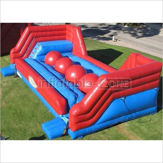 Big Balls Wipeout Run Inflatable Obstacle Course