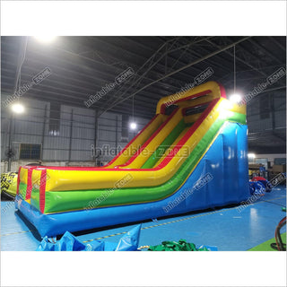 Inflatable Dry Slide Colorful Out Blow Up Slide Jumper