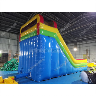 Inflatable Dry Slide Colorful Out Blow Up Slide Jumper