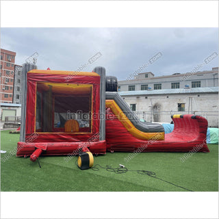 Inflatable Truck Bounce House Slide Combo Adventure All Fun Bouncing Castle Jumping House