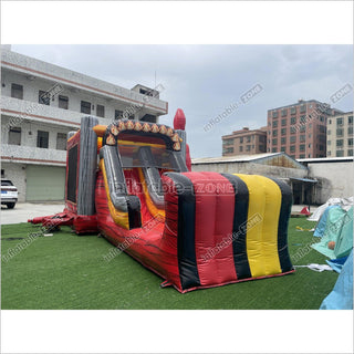 Inflatable Truck Bounce House Slide Combo Adventure All Fun Bouncing Castle Jumping House