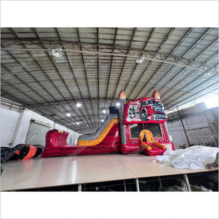 Inflatable Truck Bounce House Slide Combo Adventure All Fun Bouncing Castle Jumping House