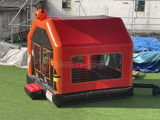 Inflatable Halloween Bounce House Happy Hop Bouncy Castle Blow Up Jumper Party Bouncer Castle