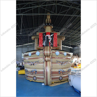 Inflatable Pirate Ship Slide Bouncy House Blow Up Slide Jumper