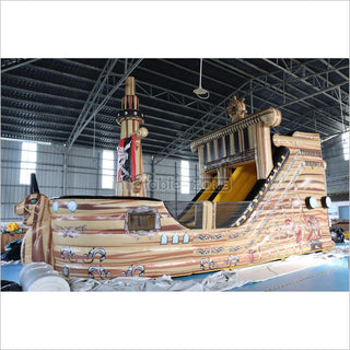 Inflatable Pirate Ship Slide Bouncy House Blow Up Slide Jumper