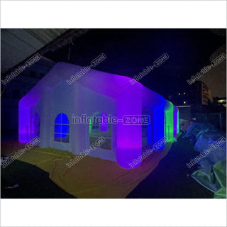 Inflatable Led Light Wedding Party Tent Inflatables Booth Night Club Outdoor Show Decoration