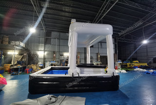 Relaxing Inflatable Pool Bar Water Inflatable Floating Pool Table Sports Bar For Private Parties