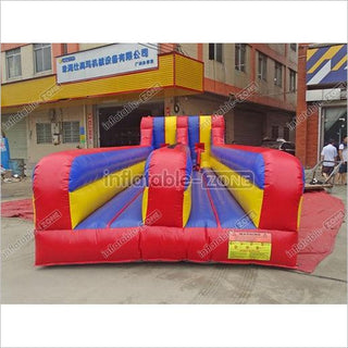 Promotion Adult Inflatable Bungee Run Game For Competition Inflatable Run Race