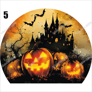 Halloween Haunted Snow Globe Inflatable Airquee Snow Globe Outdoor Inflatable Snow Globe With Blowing Snow