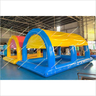 Inflatable Swimming Pool Cover Tent Water Play Games Pool Float Tent Inflatable Pool With Roof