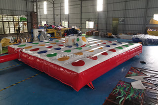 Super Fun Jumbo Inflatable Twister Game Indoors Or Outdoors Perfect For Parties And Events