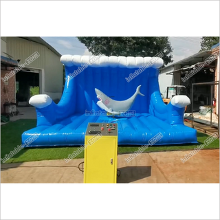 Fun Inflatable Mechanical Shark Riding Inflatable Amusement Ride For Party Game