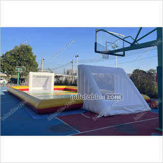 Giant Inflatable Football Field Inflatable Soccer Field Pitch For Outdoor Inflatable Soccer Games